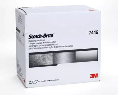 3M - 65056 Scotch-Brite Blending Hand Pad 7446 6 Inch X 9 Inch S Medium (7100082599)