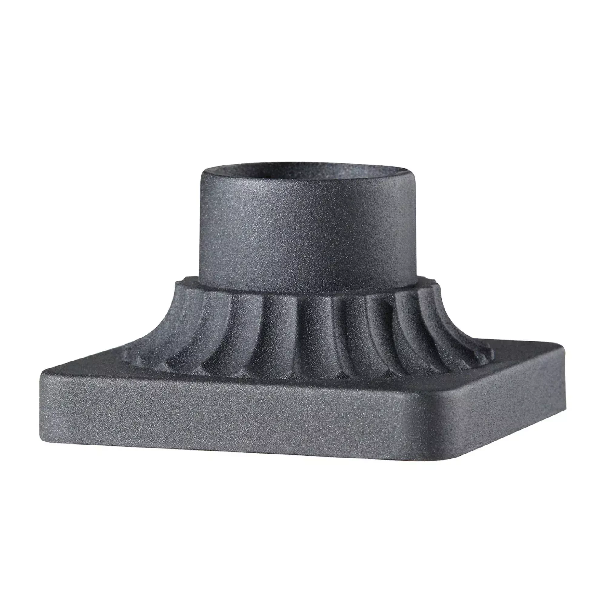 5.75" W x 3.44" H Pier Mount Base, Black Finish