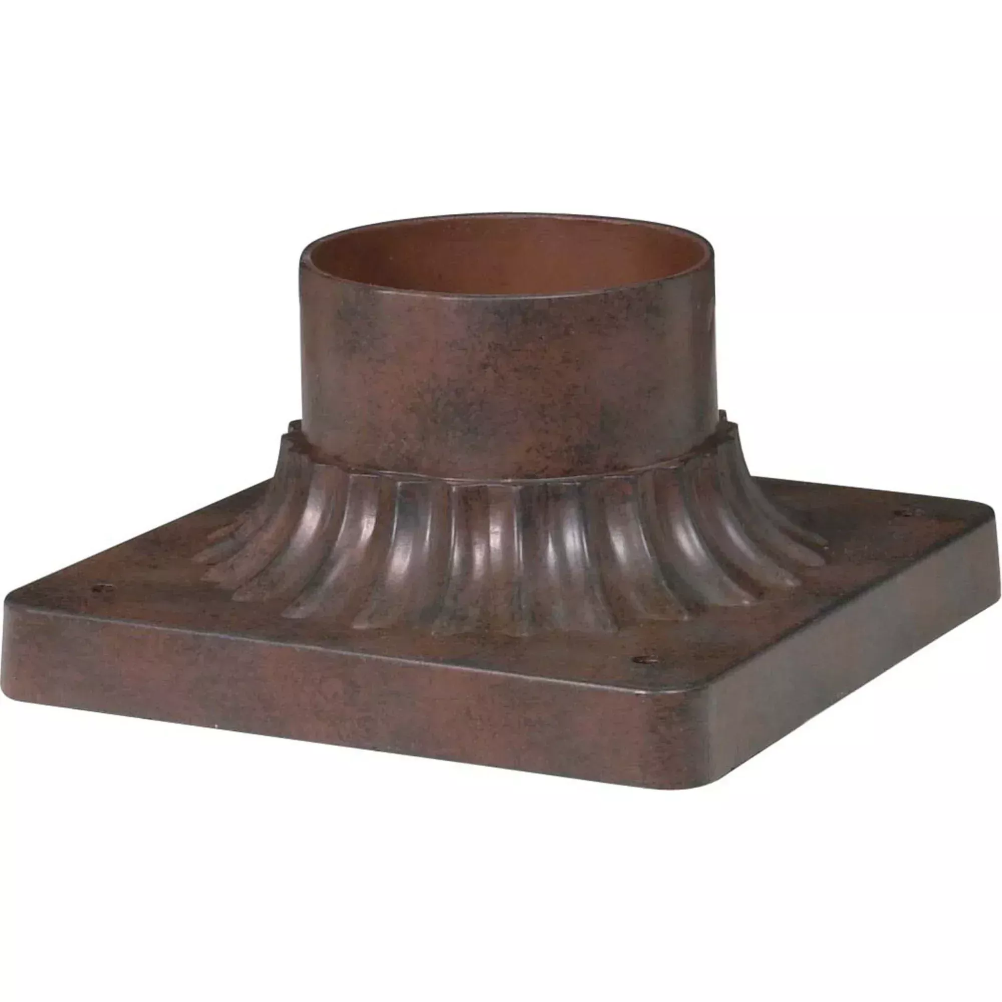 6" Aluminum Pier Mount Base, Old Bronze Finish