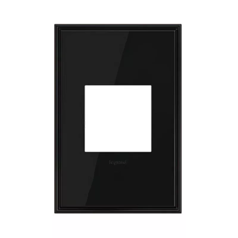 Adorne AWC Screwless Wall Plate, Black Nickel