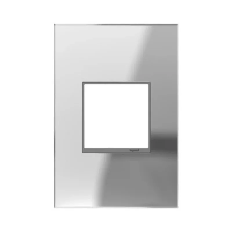 Adorne AWM Screwless Wall Plate, Mirror