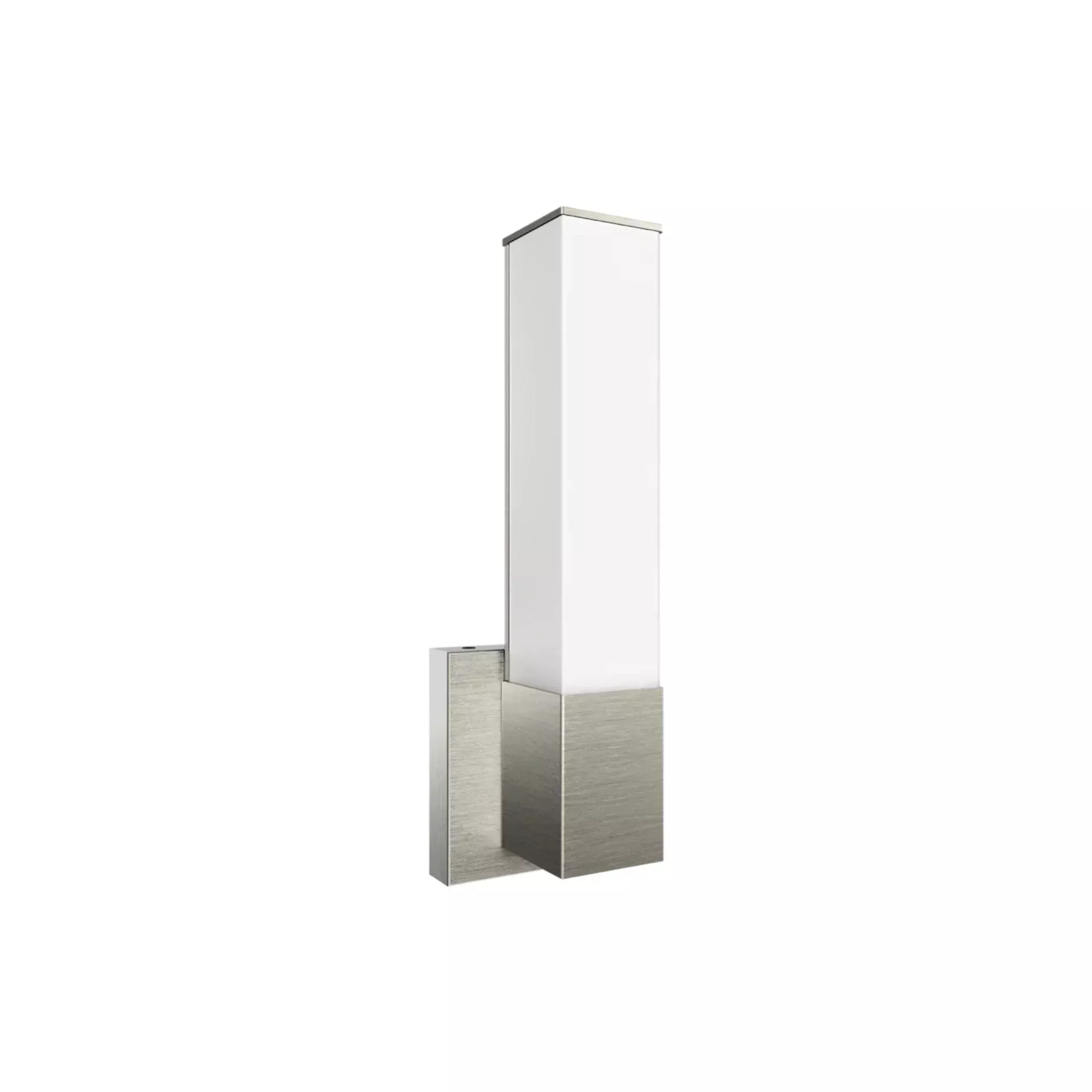 Allure 14" Square LED Wall Sconce, CCT Selectable, 120V, Brushed Nickel Finish