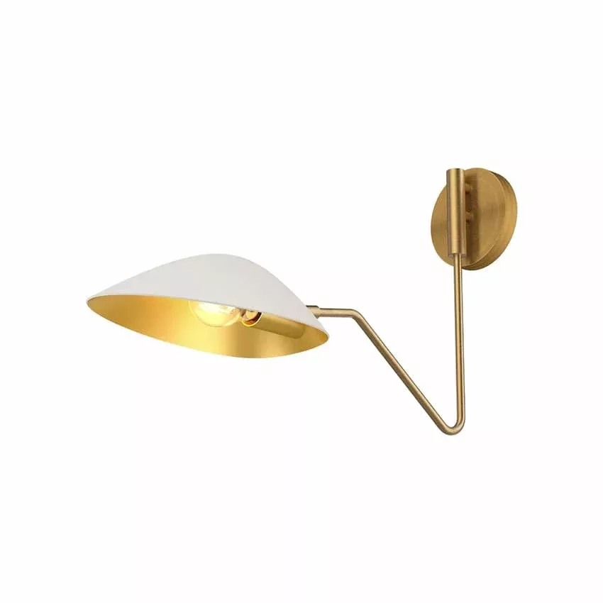 Alora Mood Oscar 6-in Vanity Light Aged WV550006