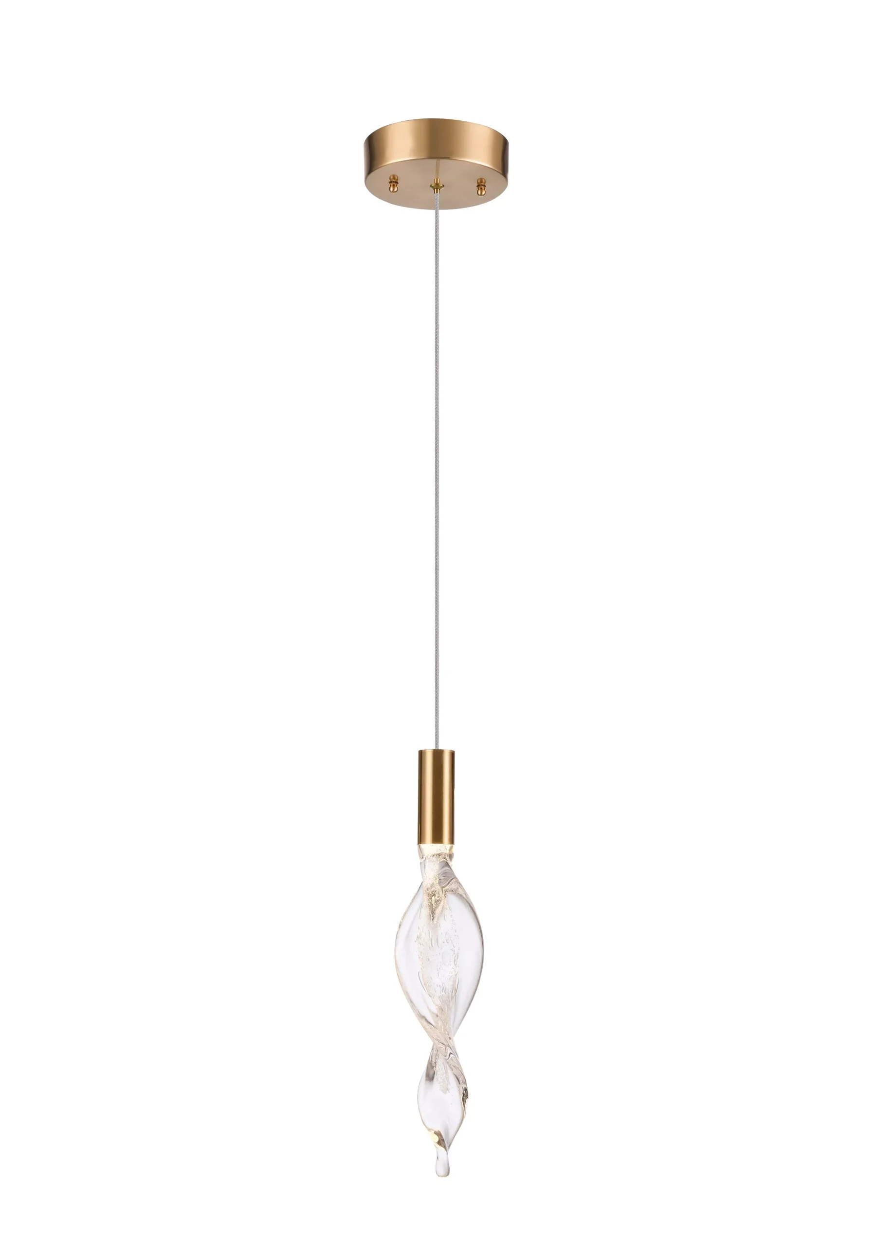 Arabela Aurora Satin Brass Pendant 85211-1
