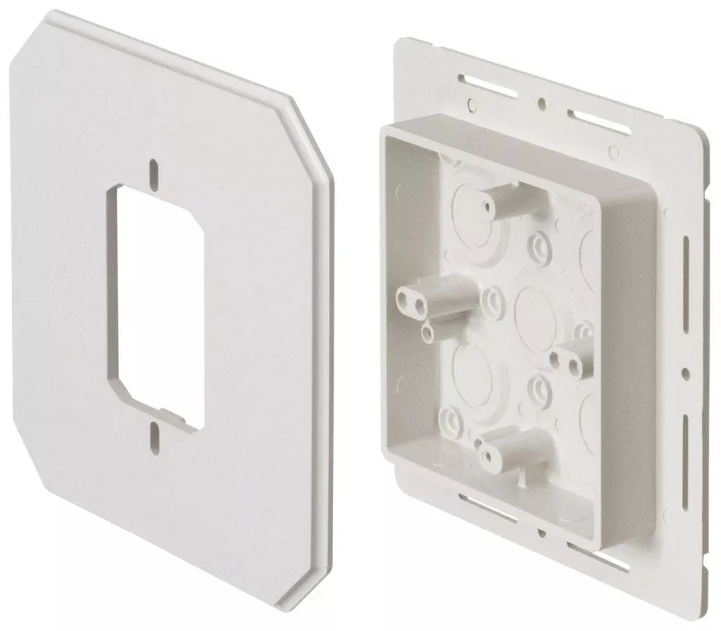 Arlington Industries 8081F 6-1/2 in UV-Rated Plastic Siding Mounting Kit (25-Pack)
