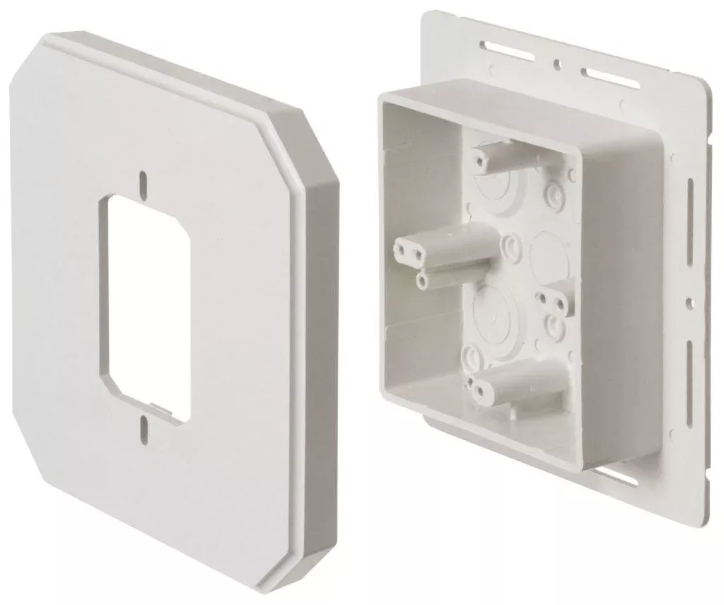 Arlington Industries 8091F 6-1/2 in UV-Rated Plastic Siding Mounting Kit (25-Pack)