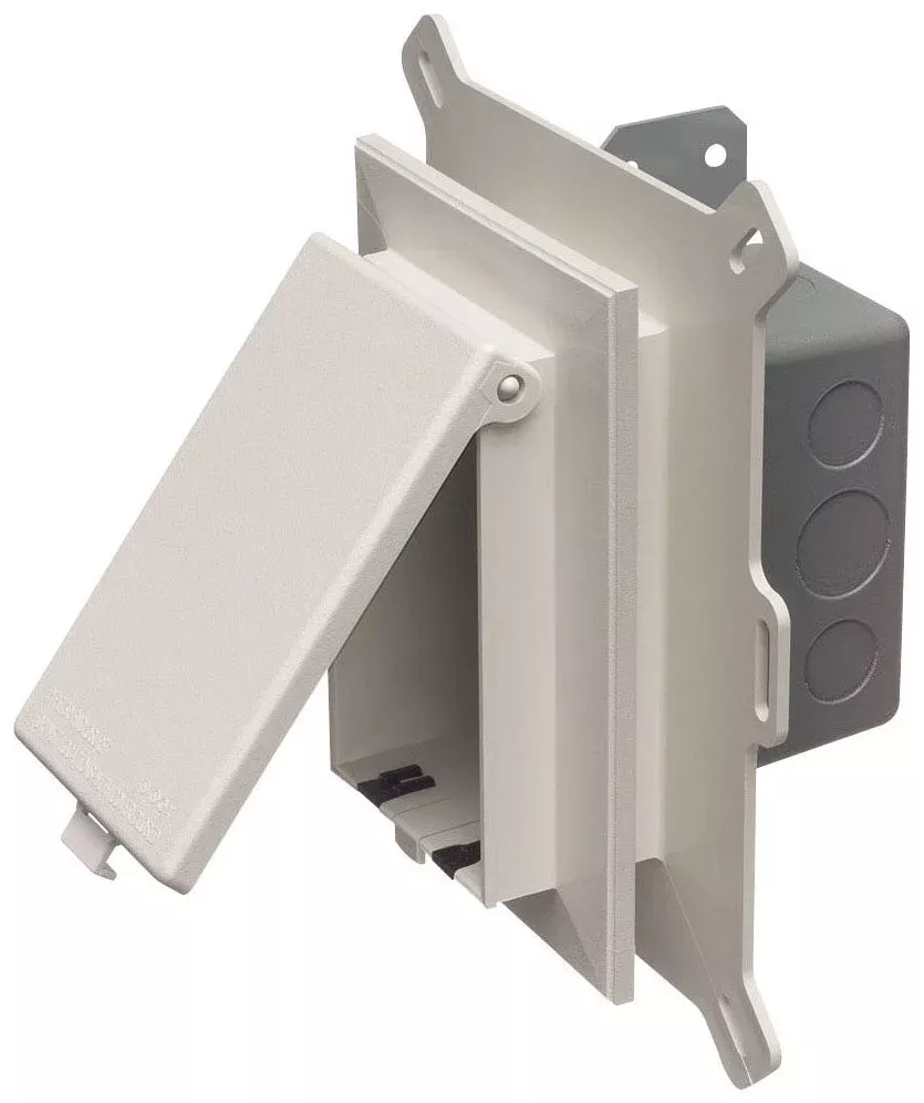 Arlington Industries DSBHS1C UV-Rated Plastic Siding Mounting Kit