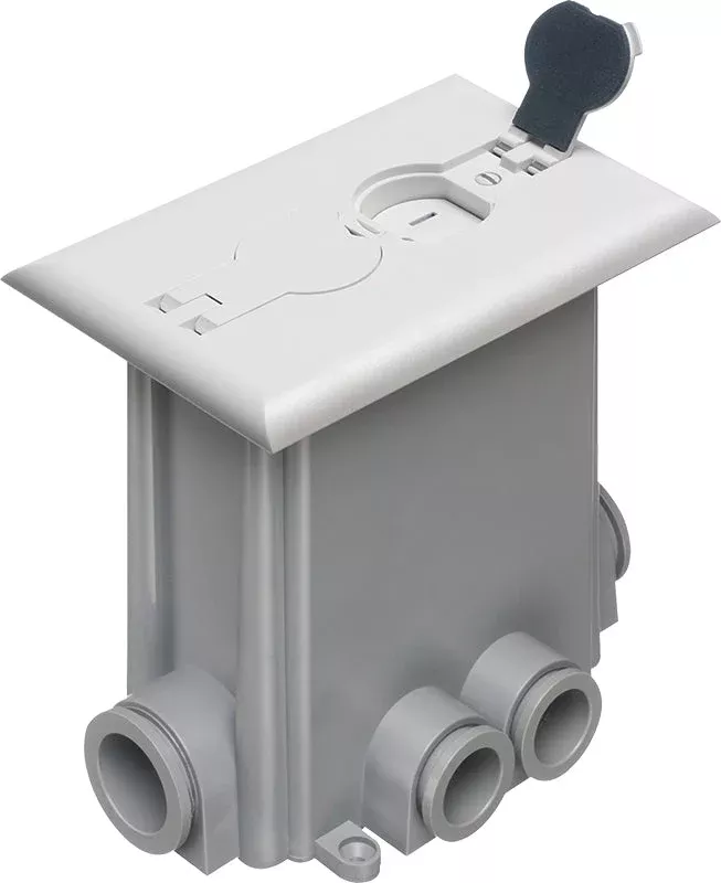 Arlington Industries FLBCF101W Non-Metallic Floor Box
