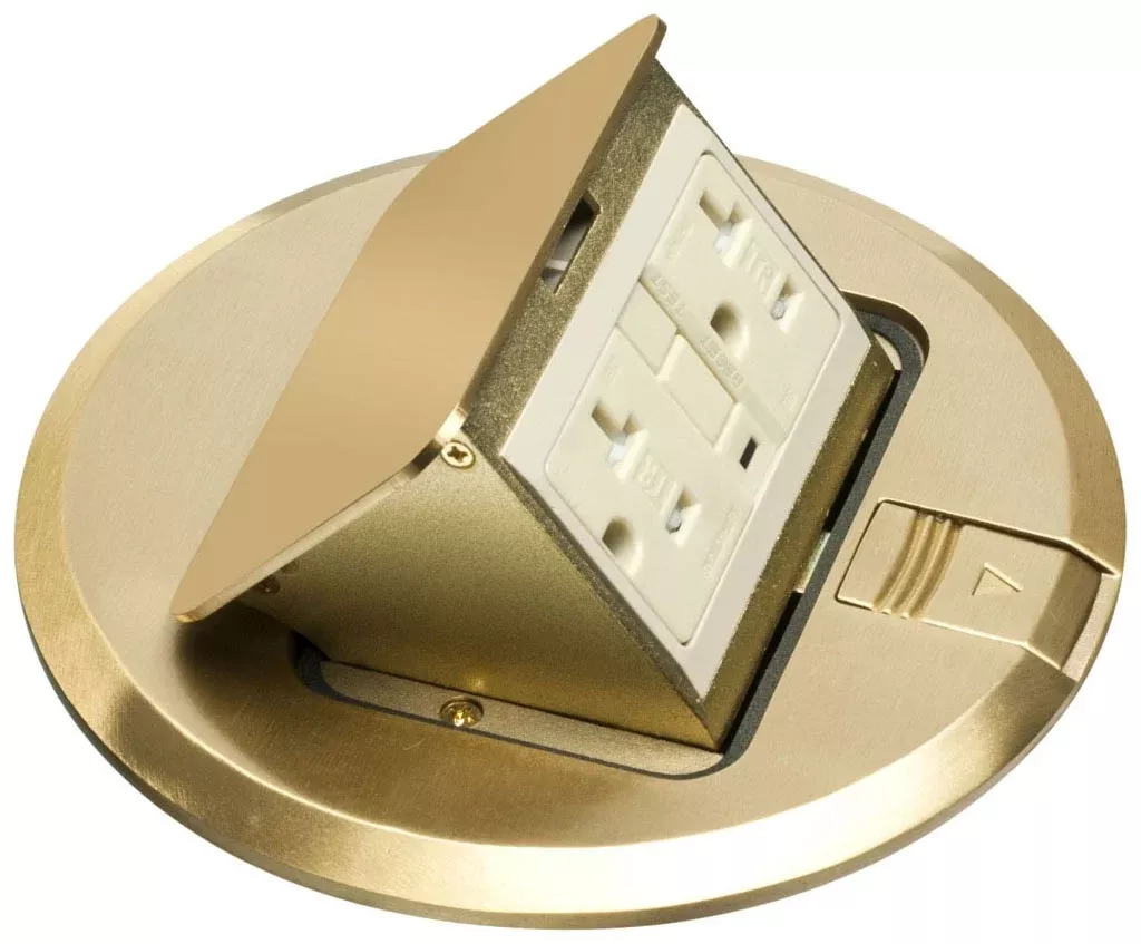 Arlington Industries FLBT6620GMB 6 in Brass Cover