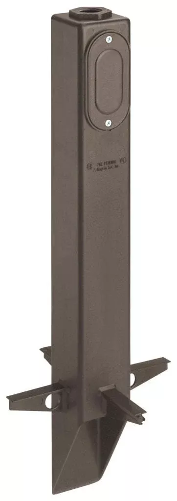 Arlington Industries GPLN19BR Bronze Garden Post Light Support