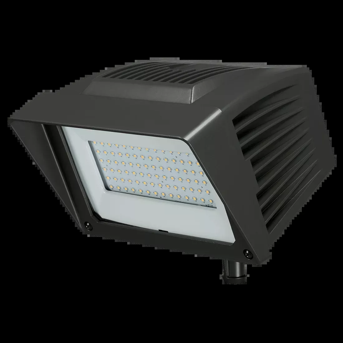ATLAS Extra Wide Floods NEMA 5000Lm 43W LED Floodlight With Knuckle Mount NEMA 4500K CCT Bronze (PFMXW43LED)