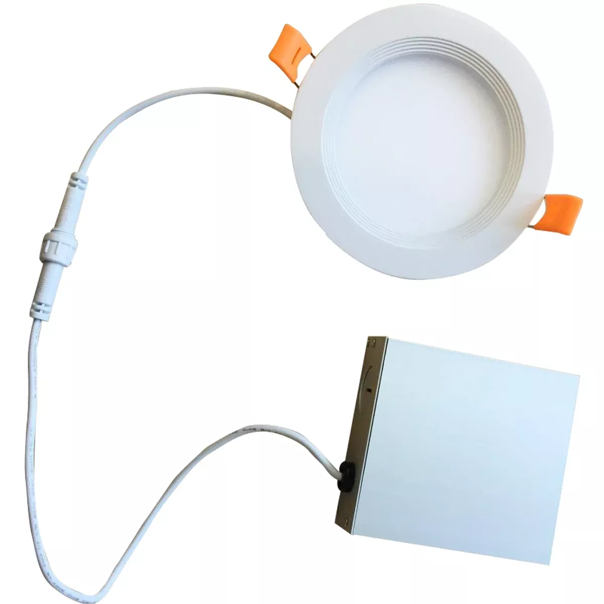 Bulbrite LED7JBOXDL/3/930/WHRD/D 7W LED 3 Inch Recessed Downlight With Metal Junction Box White Round Dimmable 3000K 120V 90 CRI (773231)