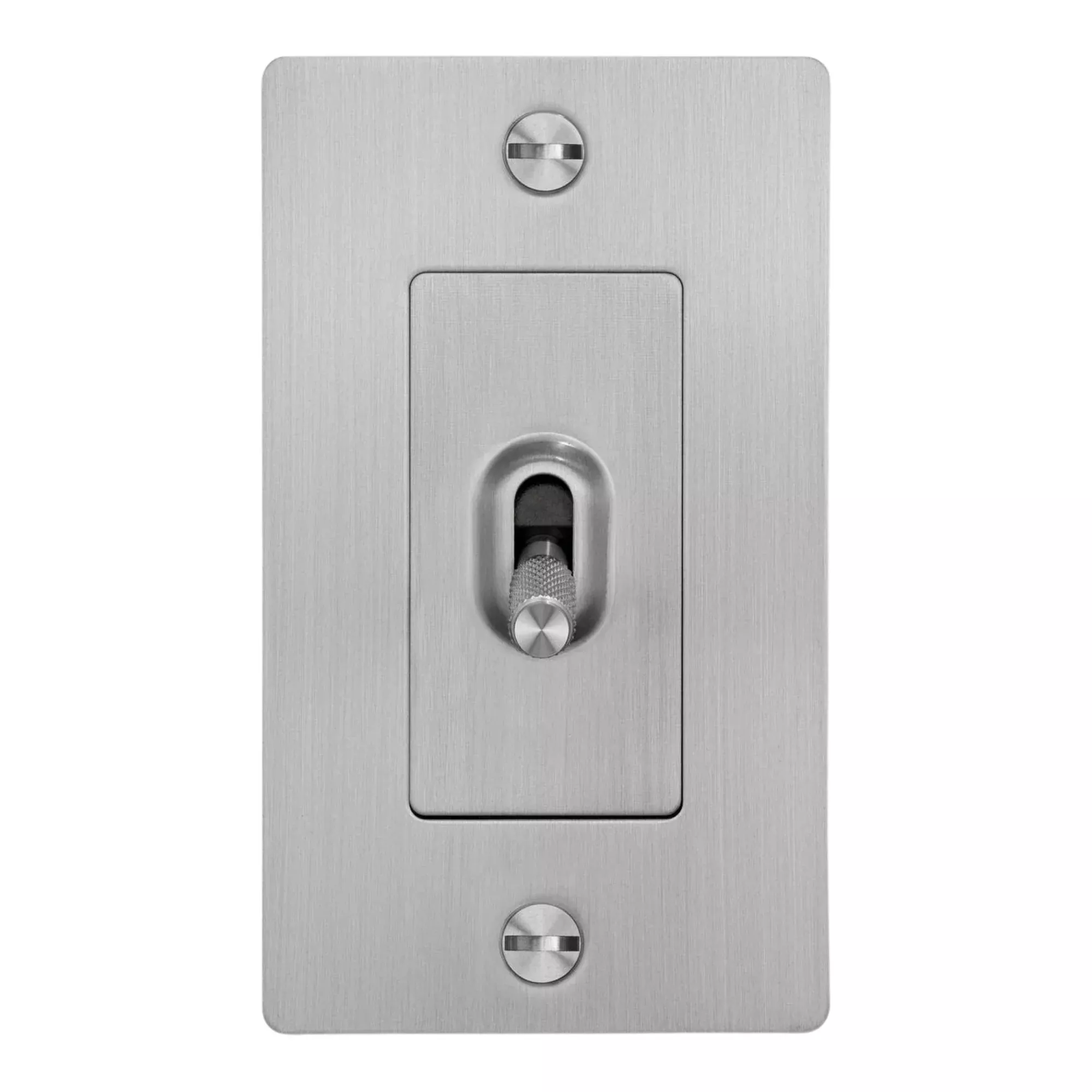 Buster + Punch NTG-073819 Cross 1-Gang Toggle Switch Without Logo, 15A, Single Pole/3-Way, Steel
