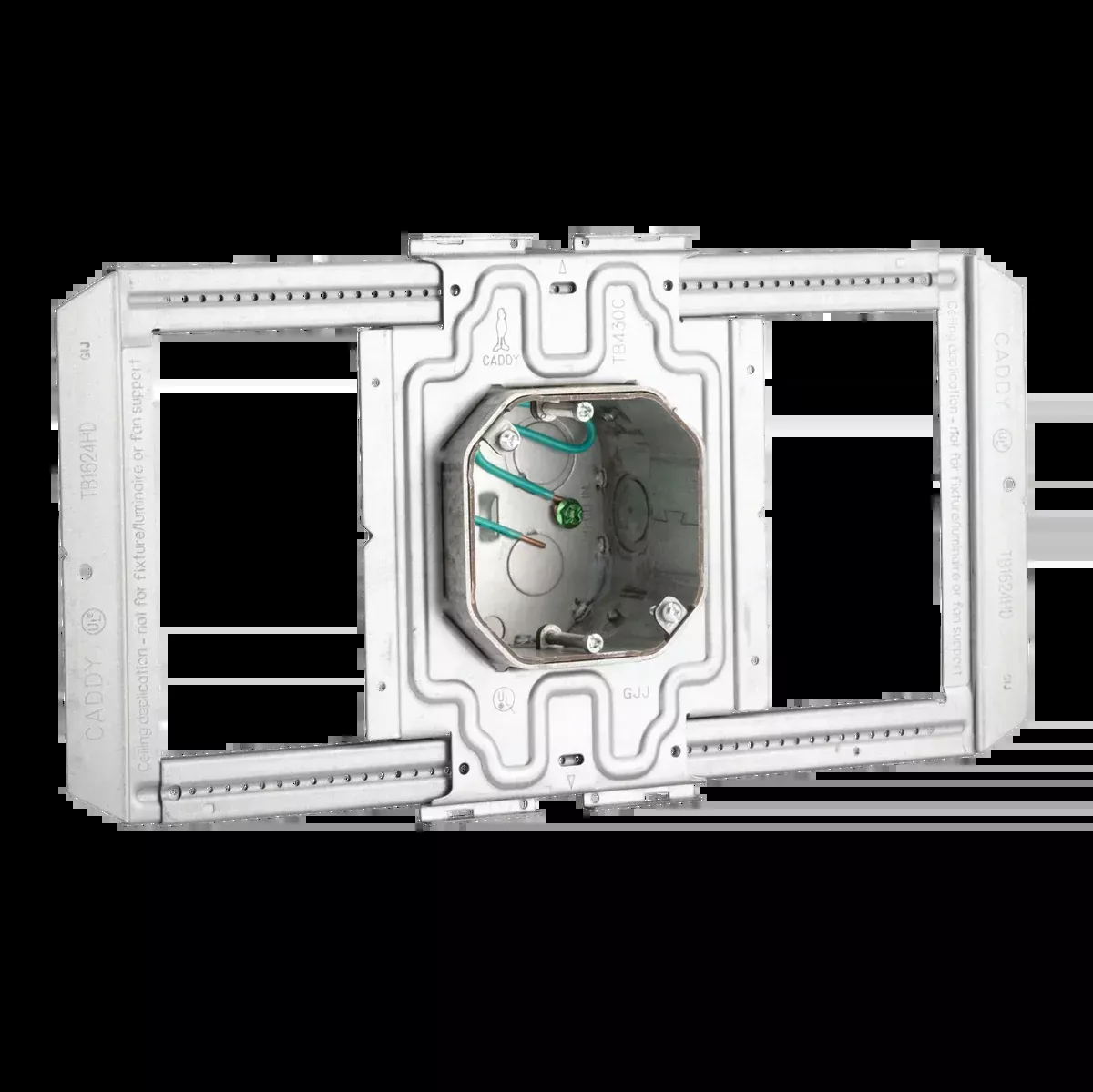 Caddy Adjustable Depth Octagon Box On TB1624HD Bracket No Rail (TBOC)