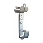 Caddy CableCAT J-Hook With Hammer-On Flange Retainer Swivel Steel Spring Steel 3/4 Inch Diameter 9/16 Inch-3/4 Inch Flange (CAT12912)