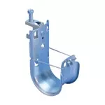 Caddy CAT HP J-Hook With BC Beam Clamp 1 Inch Diameter 1/2 Inch Maximum Flange (CAT16HPBC)