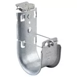 Caddy CAT HP J-Hook With Hammer-On Flange Retainer 2 Inch Diameter 1/8 Inch-1/4 Inch Flange (CAT32HP24SM)