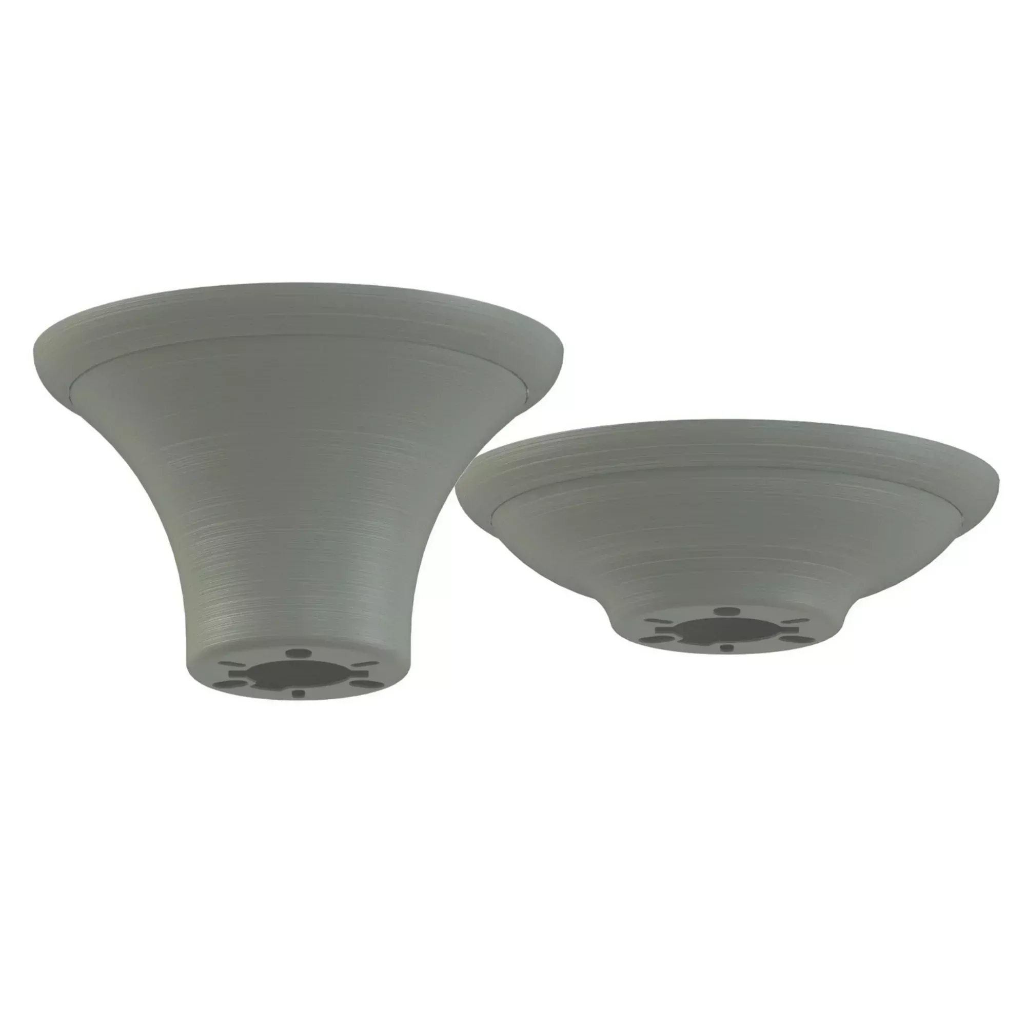 CCK8002 Flush Mount Kit, Dry Rated, Antique Graphite Finish