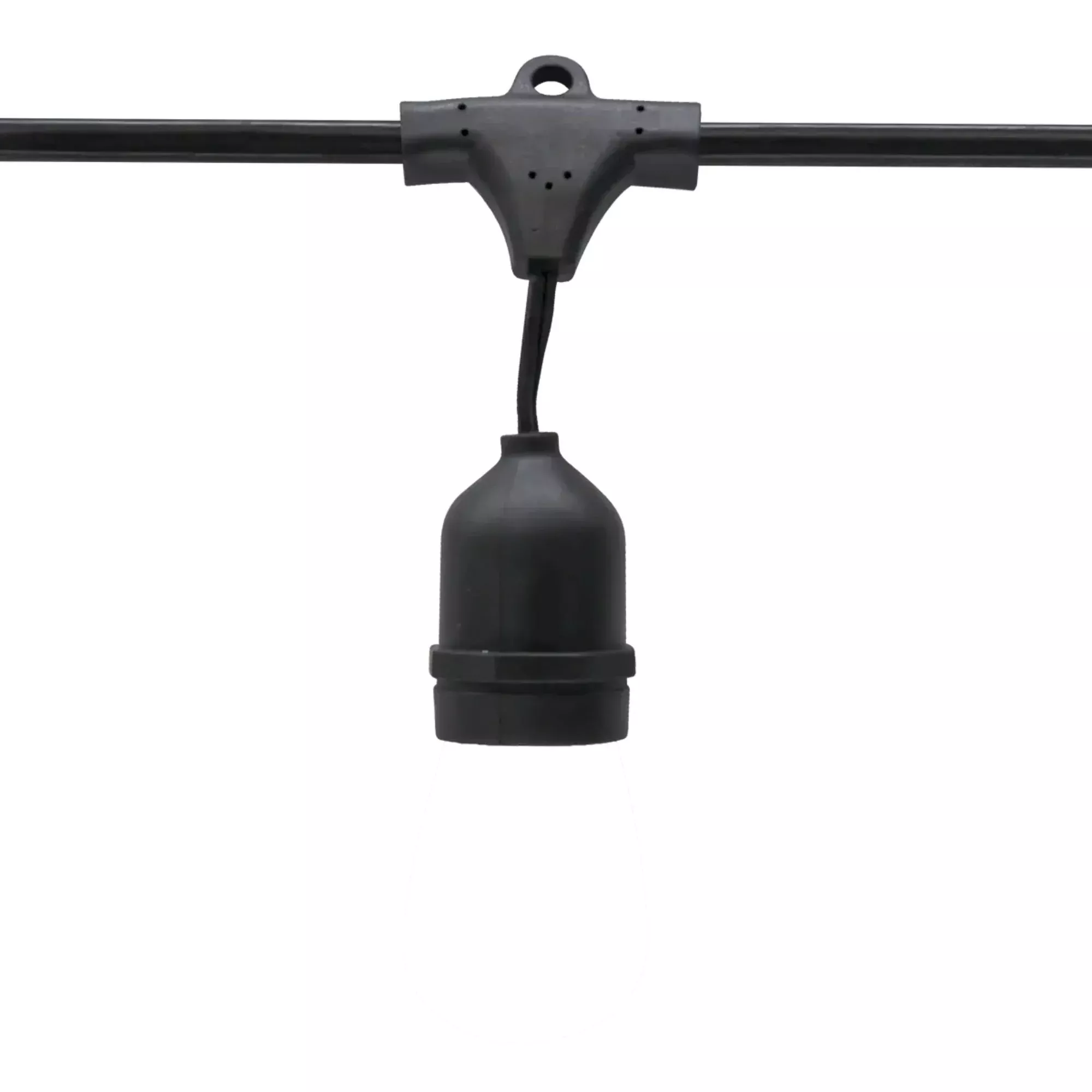 Commercial Grade String light, Suspended 165 sockets, E26 Medium Base, 330 Feet
