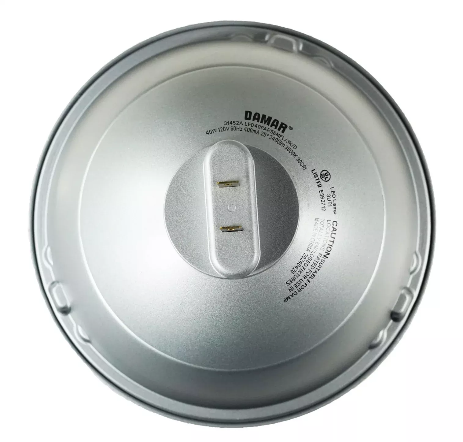 Damar 31452A Silver D LED40PAR56MFL/3K/D GX16D 40W