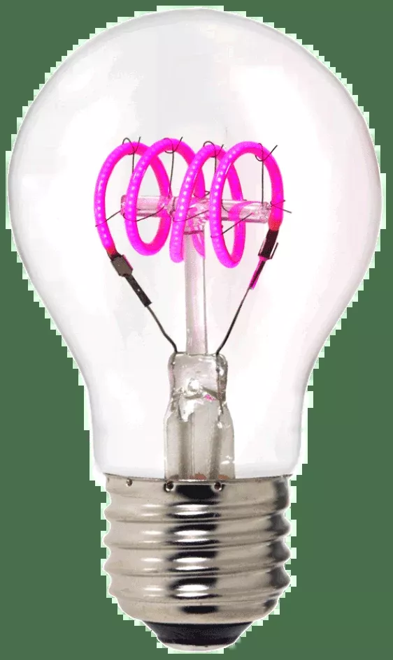 Damar 34049E LED4A19CL/CFIL/PINK/D 4W