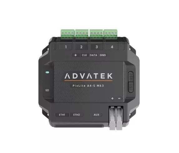 Diode LED Advatek Pixel Control Unit, Pixlite A4-S Mk3 Controller (DI-PIXA4S3)