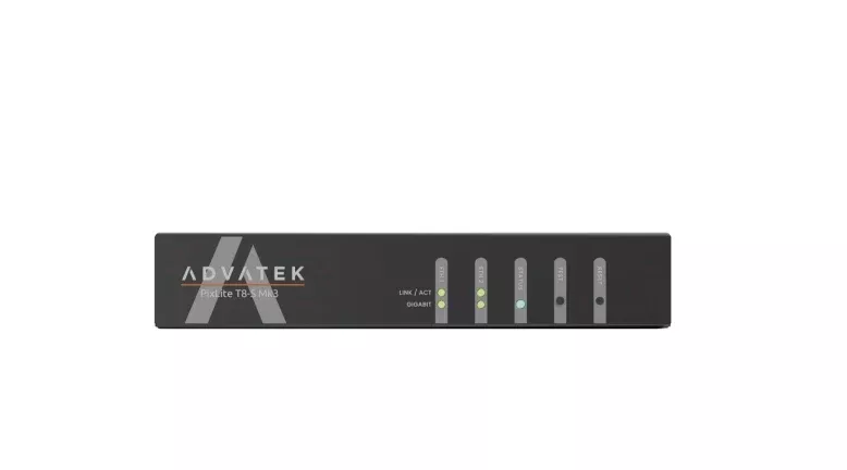 Diode LED Advatek Pixel Control Unit, Pixlite T8-S Mk3 Controller with Power Cable (DI-PIXT8S3US)