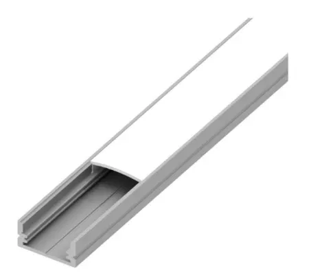 Diode LED Channel Bundle, S1, 96 in, Frosted Lens, 2 open/closed end cap set, 4 mounting clips (DI-CHB-S1-96AL)