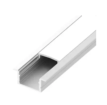 Diode LED Channel Component, End Cap, SLIM RECESSED, 1 rounded open end cap (DI-CPEC-SLR-RND)