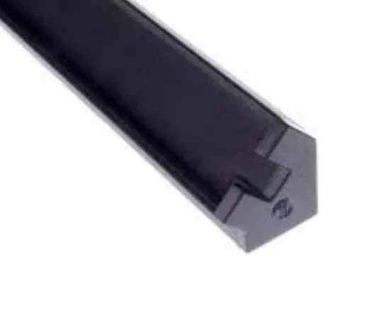 Diode LED Channel Component, Single End Cap Pair, 45°, Black (DI-CPEC-45B-1)