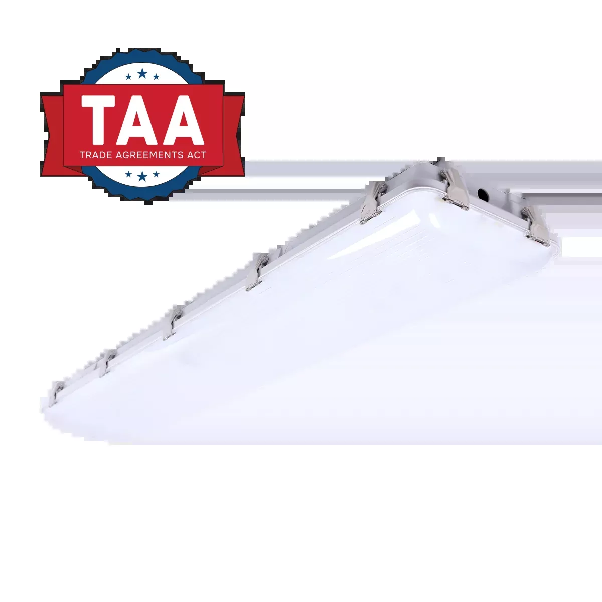 EIKO VPHB2-PS135-8FCCT-HDIM-TAA VPHB2 Vapor Proof LED High Bay Wattage/CCT Selectable 135W/120W/100W 3500K/4000K/5000K 120-347V 0-10V Dimming TAA (15431)
