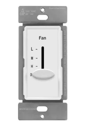 Enerlites 3 Speed Fan Control Switch - Slide