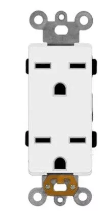 Enerlites Industrial Duplex Receptacle 15A 250V 6-15R