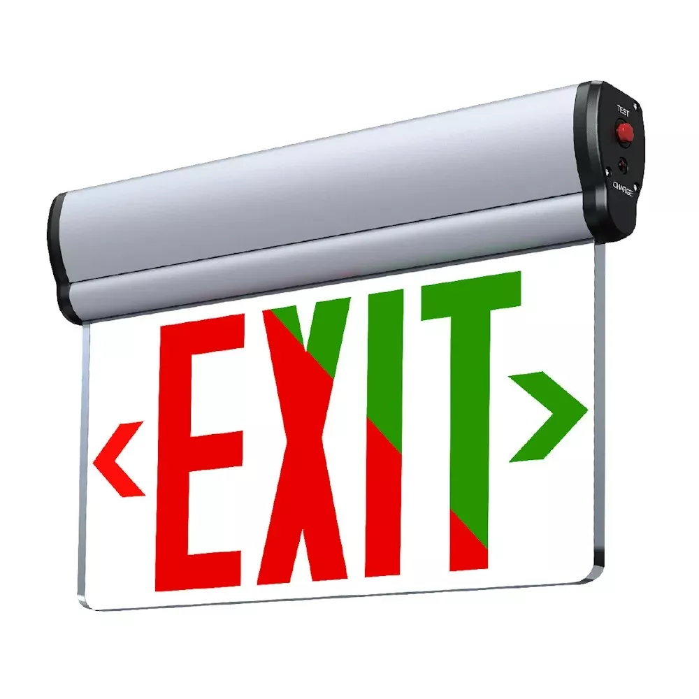 EnVision LED-EM-EXT-EL-RG – Emergency Exit Sign Red/Green Selectable Letters