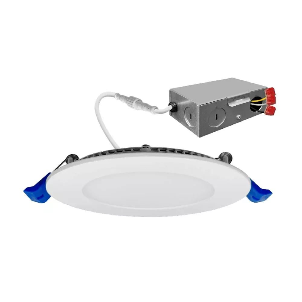 EnVision LED-SL-PNL-8R-3P22W-5CCT-WH – 8" Round Slim Panel Wafer Downlight