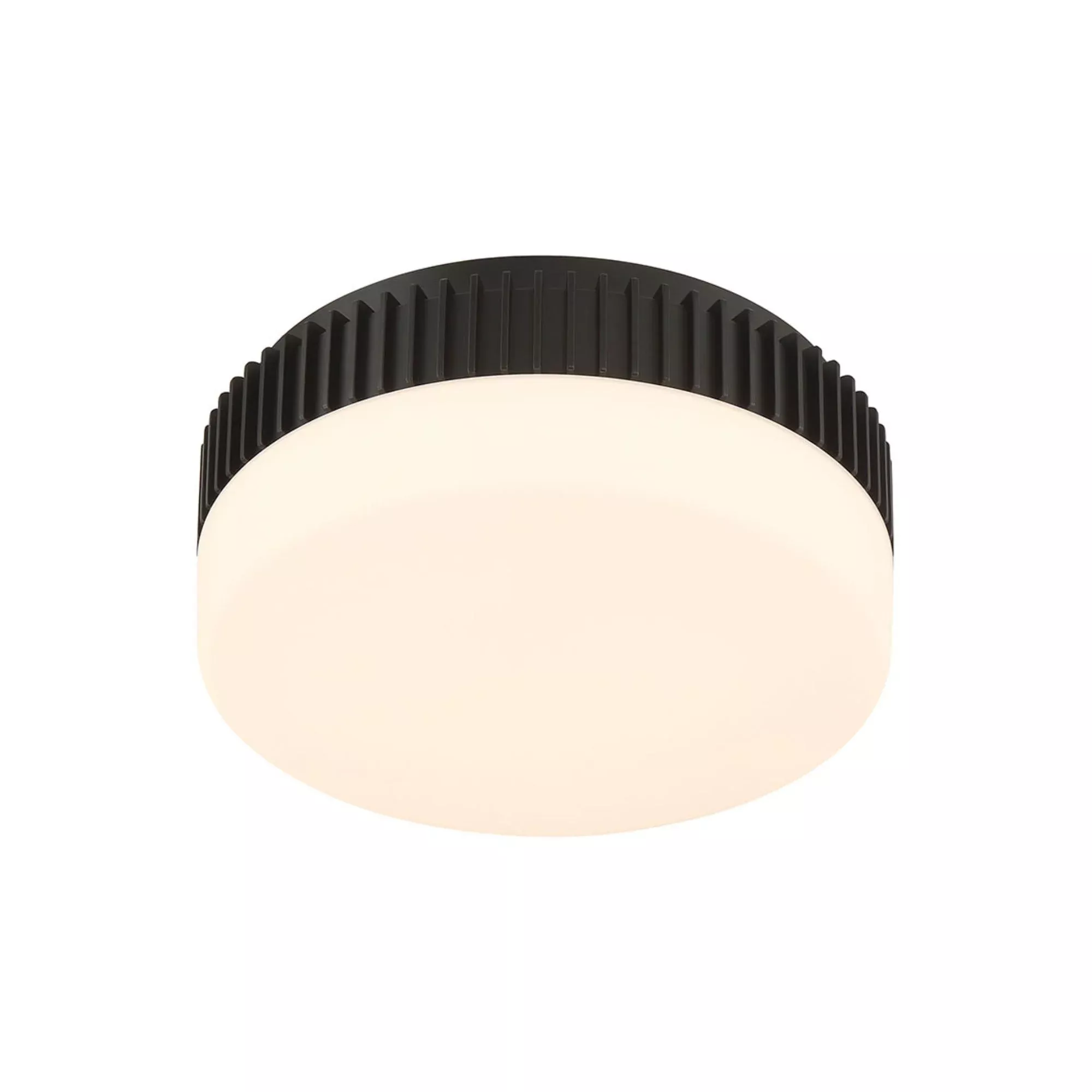 Eurofase Purgos 12 in. LED 5-CCT Flush Mount Light, Matte Black