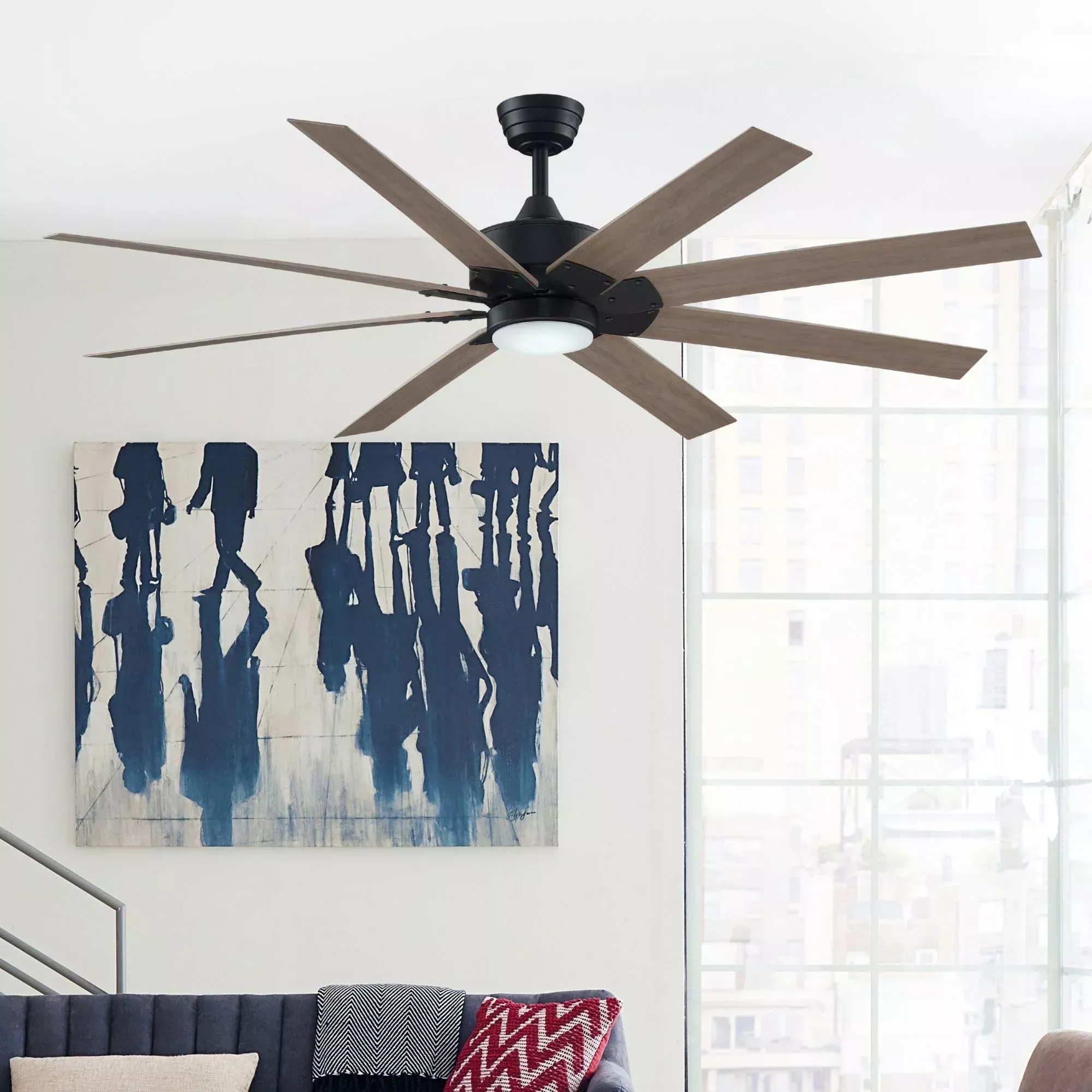 Fanimation Levon Custom DC Ceiling Fan Motor Black - Blades Sold Separately