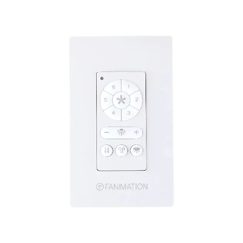 Fanimation TW406 DC Motor Wall Control, 6 Fan Speeds, Down Light