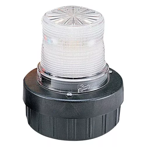Federal Signal Audible Visual Flashing LED Light UL/cUL 24VDC Clear (AV1-LED-024C)