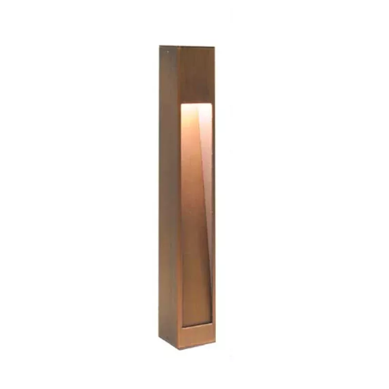 Focus Industries PL23DM 18"Tall 4W LED Square Aluminum Bollard, 12V, Deck Mount