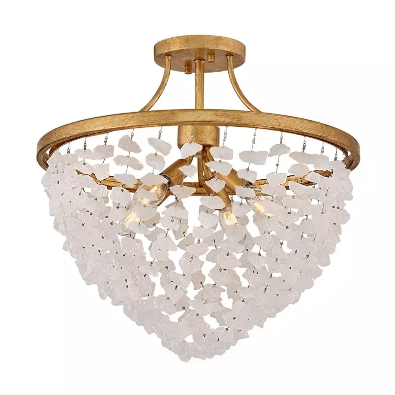 Fredrick Ramond FR41593 Myra 4-lt 18" LED Semi-Flush Mount