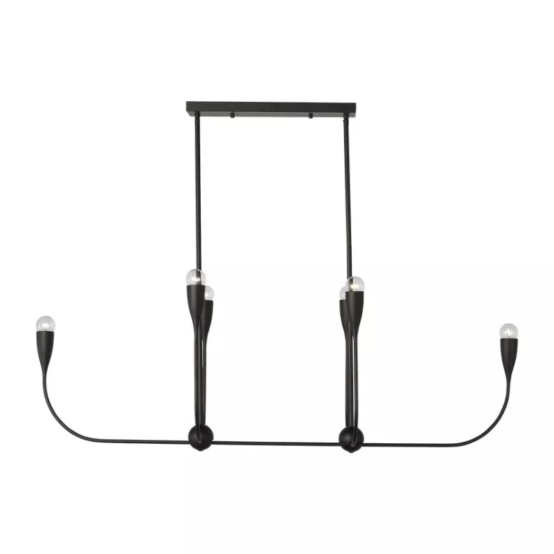 Generation GLC1226 Maya 6-lt 48" Linear Chandelier