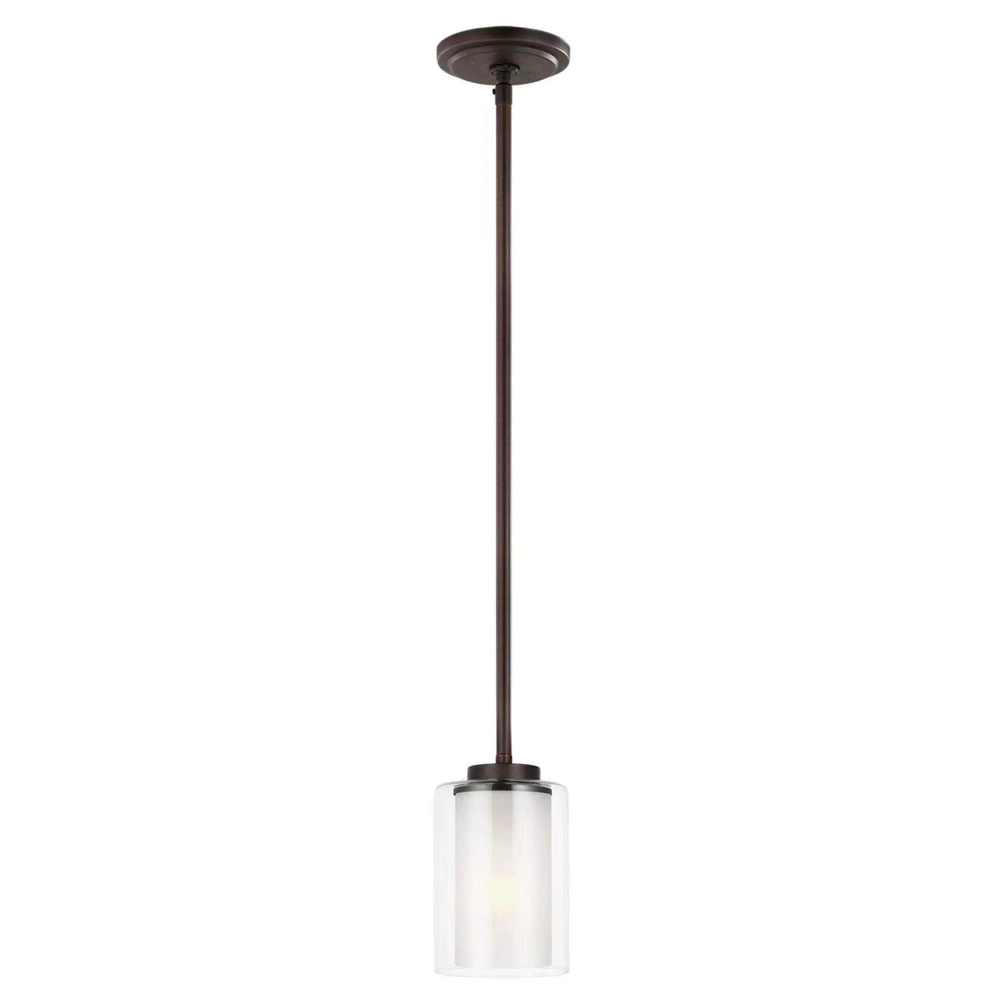 Generation Lighting Elmwood Park 7" Mini LED Pendant, Bronze Finish