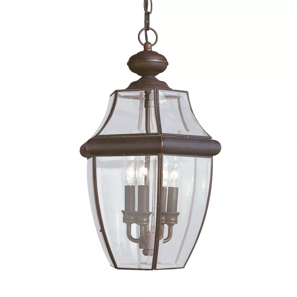 Generation Lighting Lancaster Three Light Outdoor Pendant (6039-71)