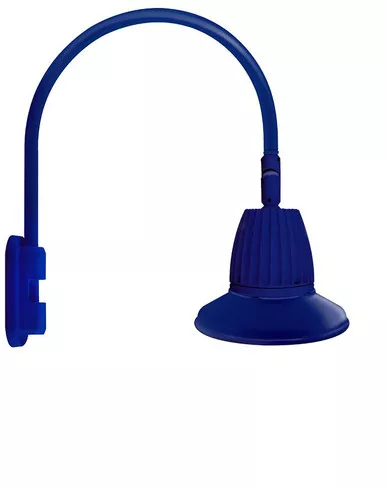 GN5LED13YST11BL Decorative 596 Lumens Gooseneck 13W 3000K Pole 20 Inches High