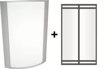 HALVS18L927-FG1-SA/BL/E2 Architectural 1330 Lumens HALVS Forward & Up/down Light 25W 90CRI
