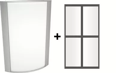 HALVS18L927-FG2-SA/BL/E2 Architectural 1330 Lumens HALVS Forward & Up/down Light 25W 90CRI