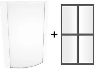 HALVS18L927-FG2-W/MVS Architectural 1371 Lumens HALVS Forward & Up/down Light 25W 90CRI