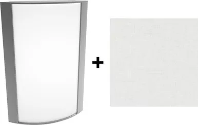 HALVS18L927-LW-S/BL Architectural 649 Lumens HALVS Forward & Up/down Light 25W 90CRI