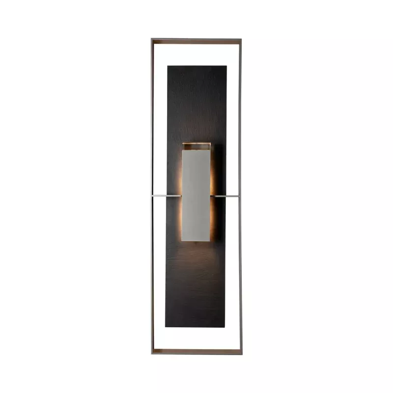 Hubbardton Forge 302669 Shadow Box 2-lt 45" Tall Outdoor Wall Sconce